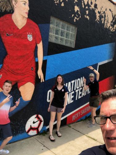 A tribute to USWNT #legendary